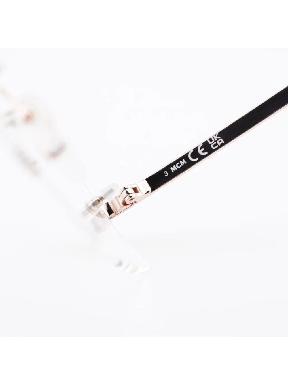 MCM MW5018-H 028 Eyeglasses Shiny Rose Gold 56mm Rectangle Frame